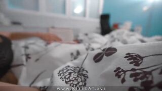 Step mom share bed with handjob ???? Surprise - Step son fucks Step mother with Creampie ????